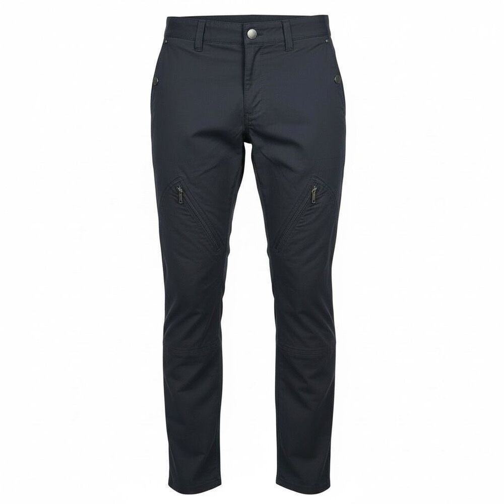 Calvin Klein NWT 100% Cotton Straight Leg Ankle Cargo Pants Black Size 4